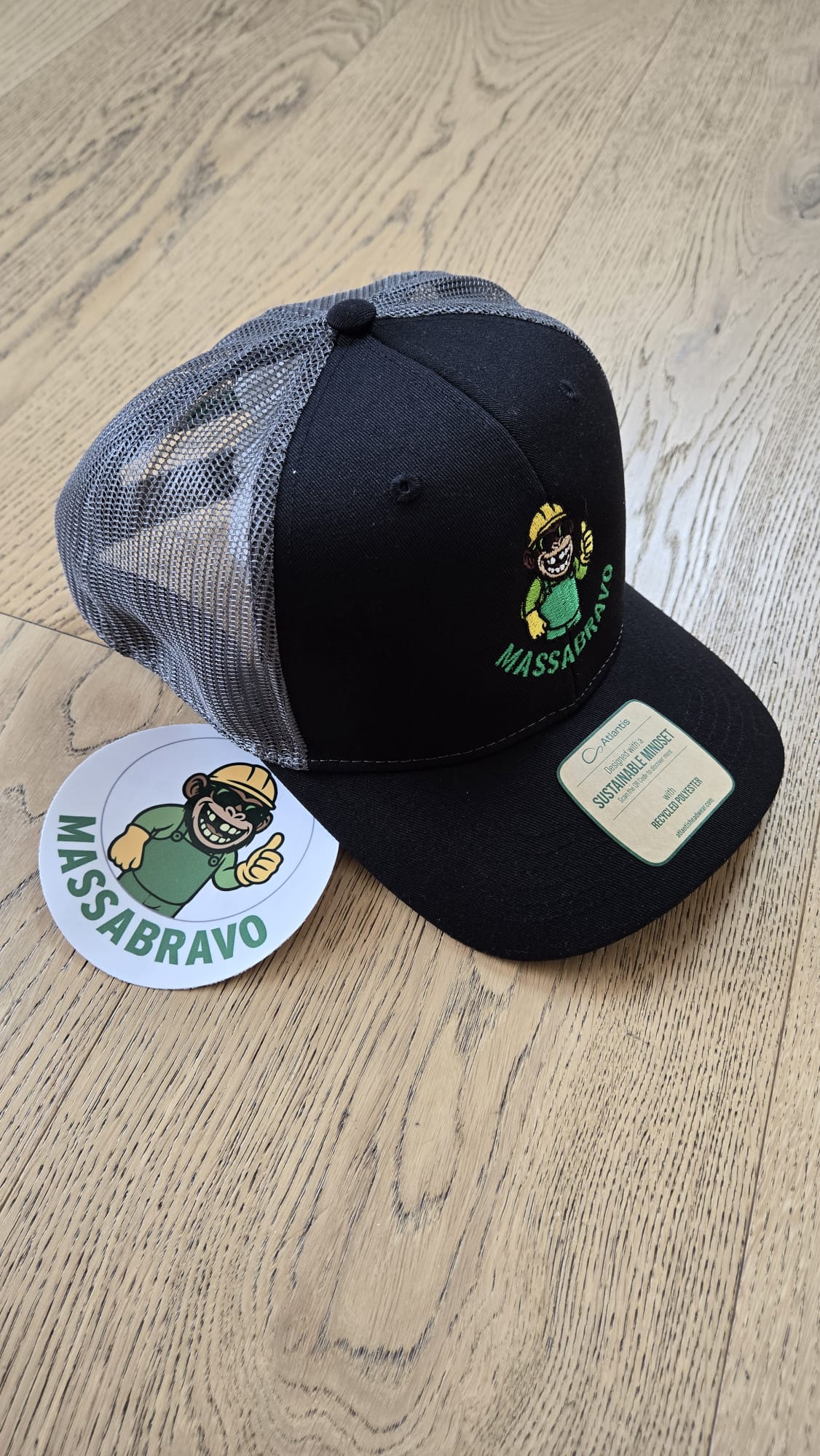 Cappellino Tracker Black/Grey