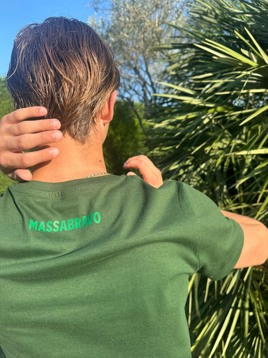 T-shirt Verde UOMO con stampa