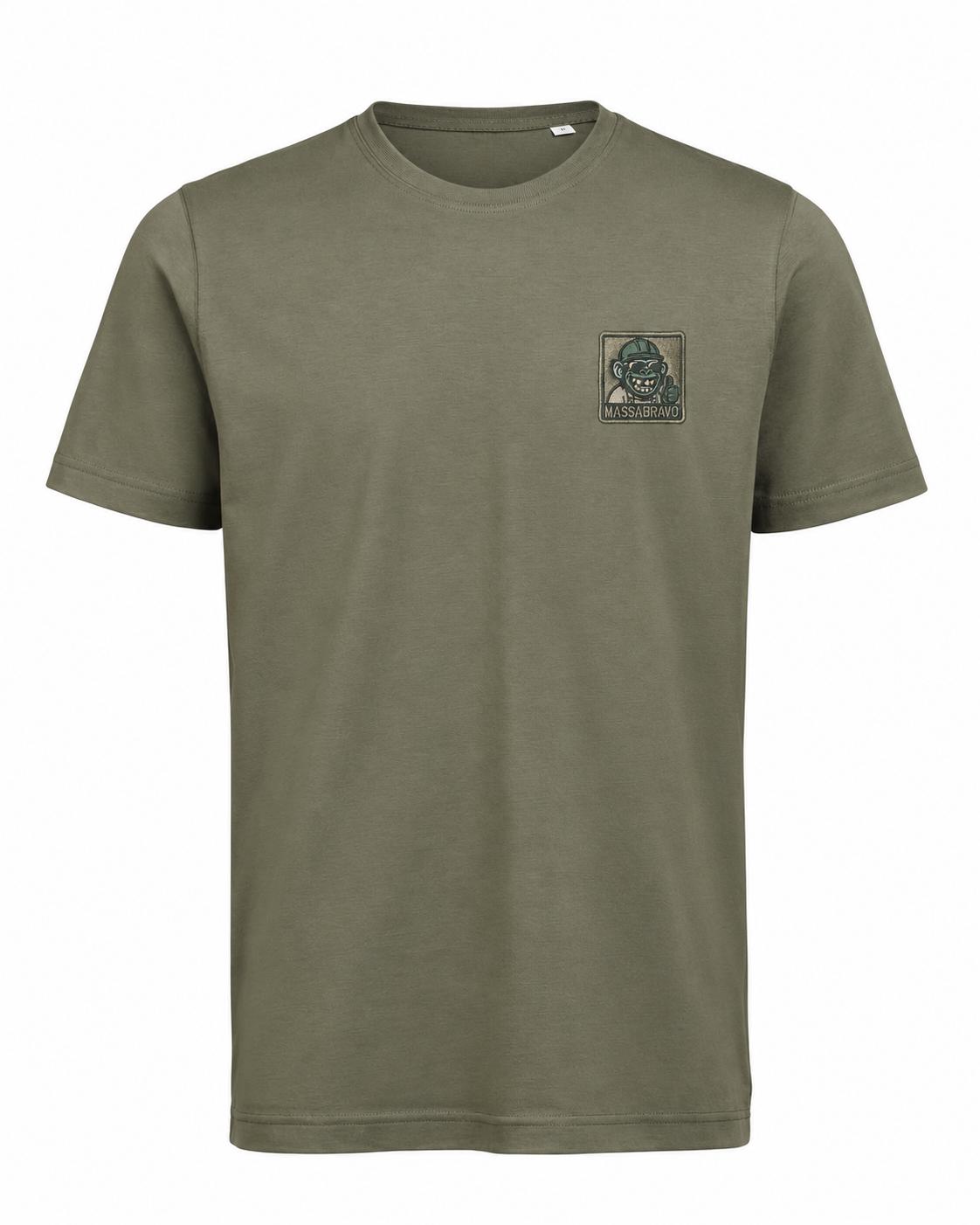 T-shirt Patch Verde Oliva