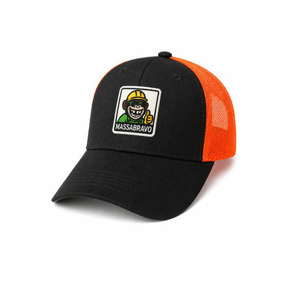 Cappellino Trucker Black/Orange