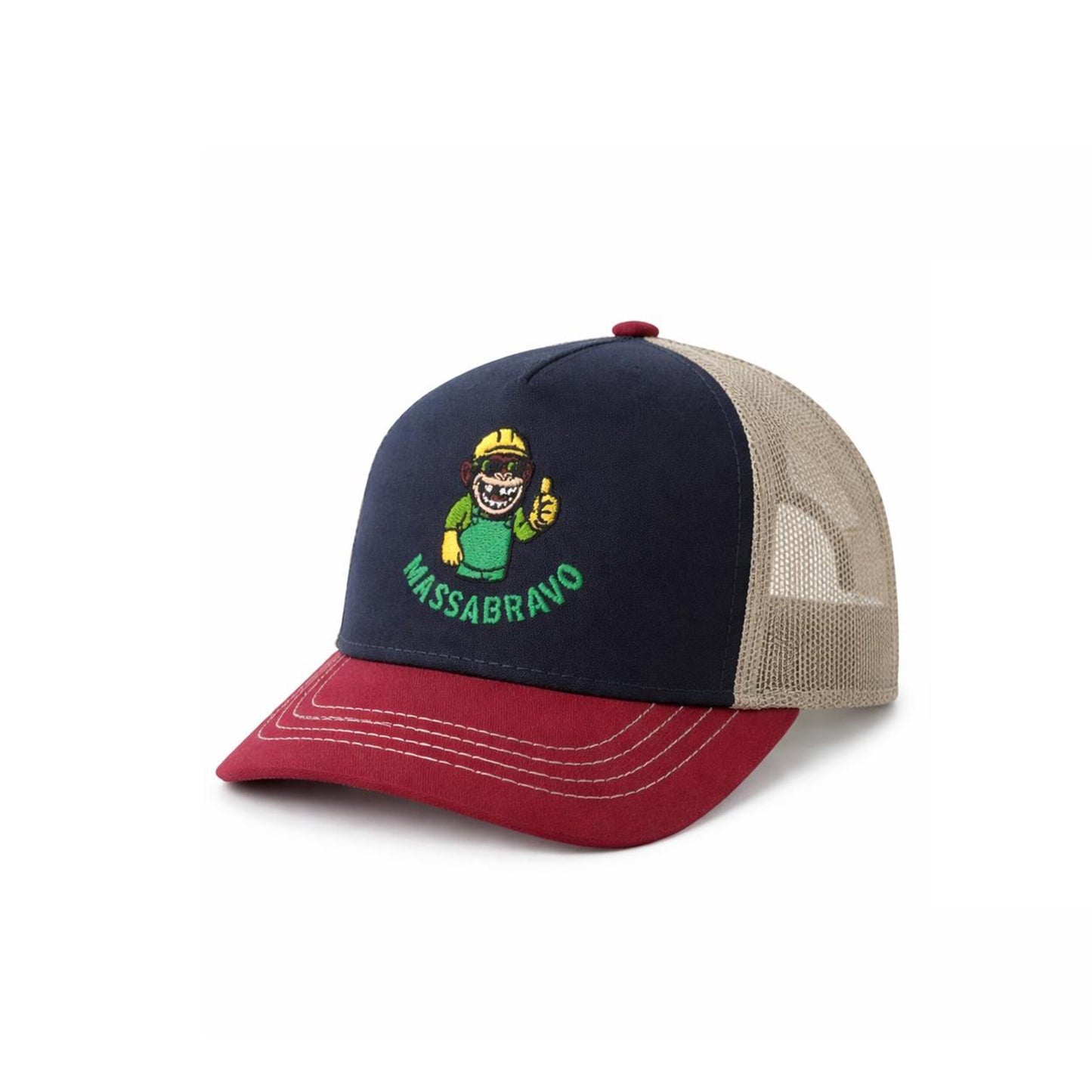 Cappellino Trucker Navy/Red/Khaki