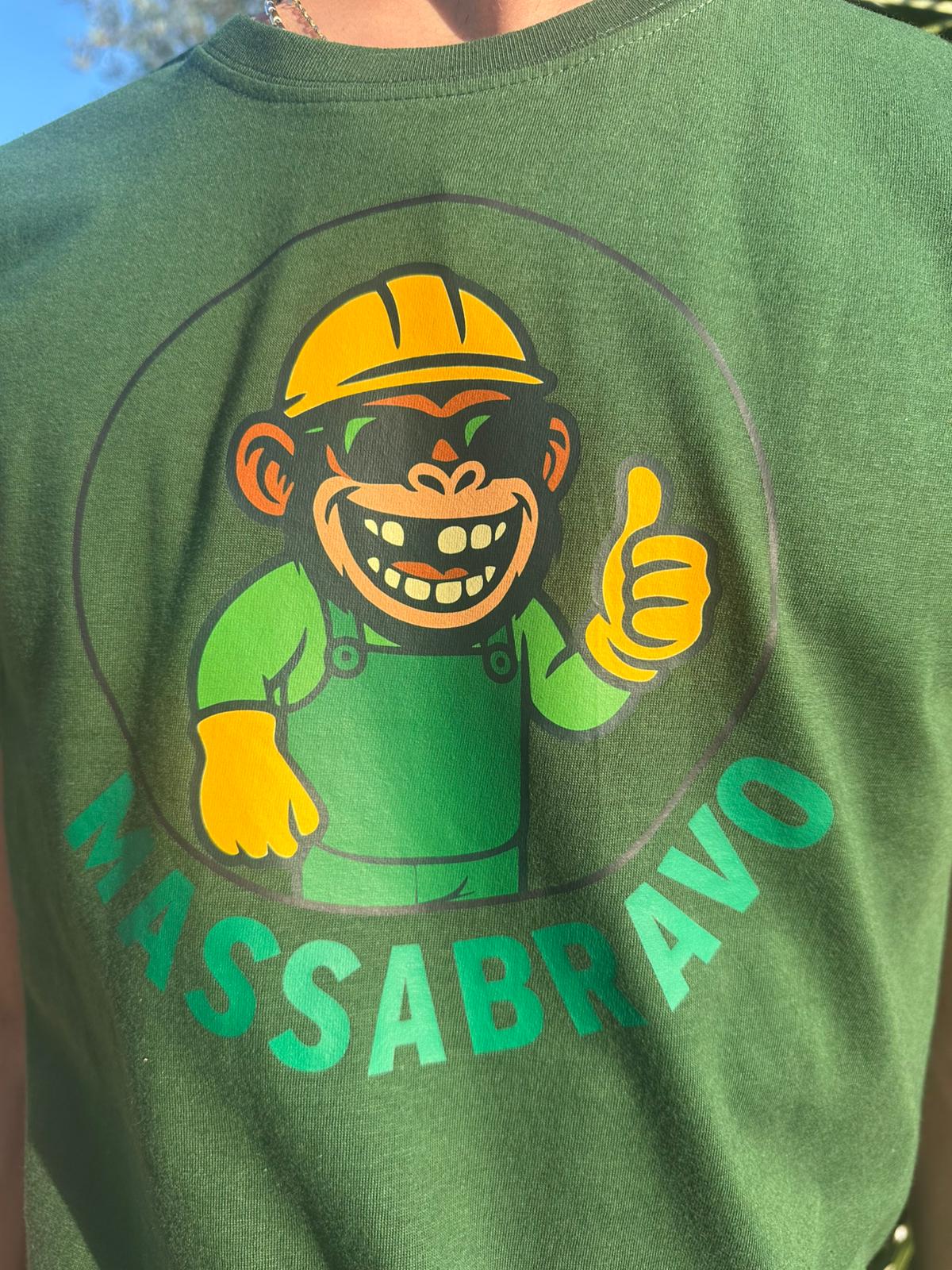 T-shirt Verde UOMO con stampa