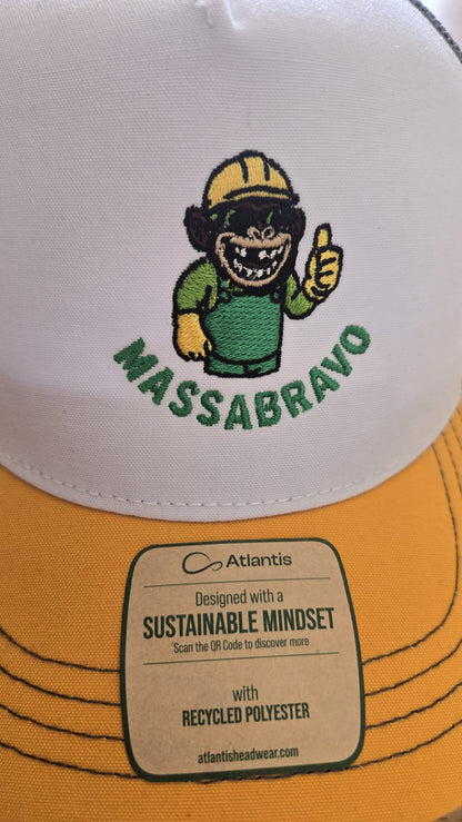 Cappellino Trucker White/Yellow/Grey