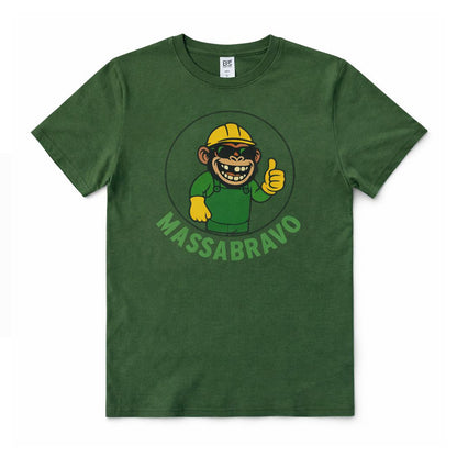 T-shirt Verde UOMO con stampa
