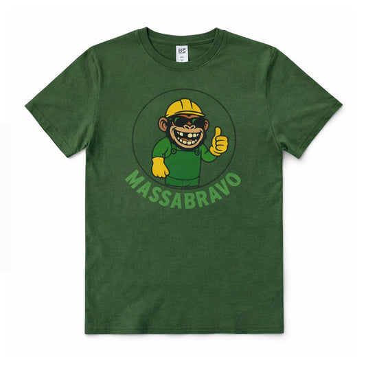 T-shirt Verde UOMO con stampa